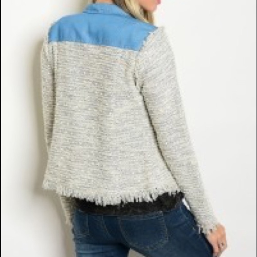 Denim Tweed Shirt